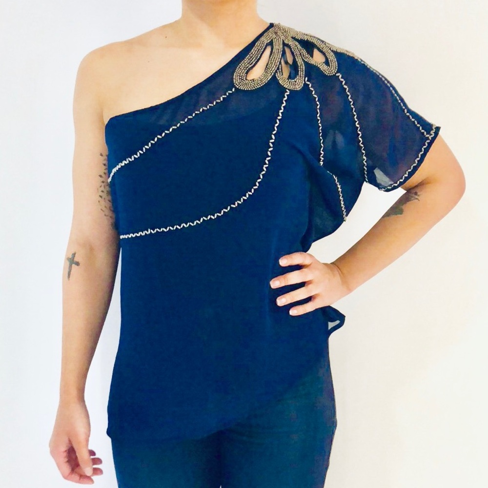 Off the Shoulder Sheer Summer Top
